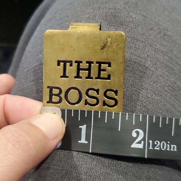 Vintage "The Boss" Money Clip - Picture 9 of 9
